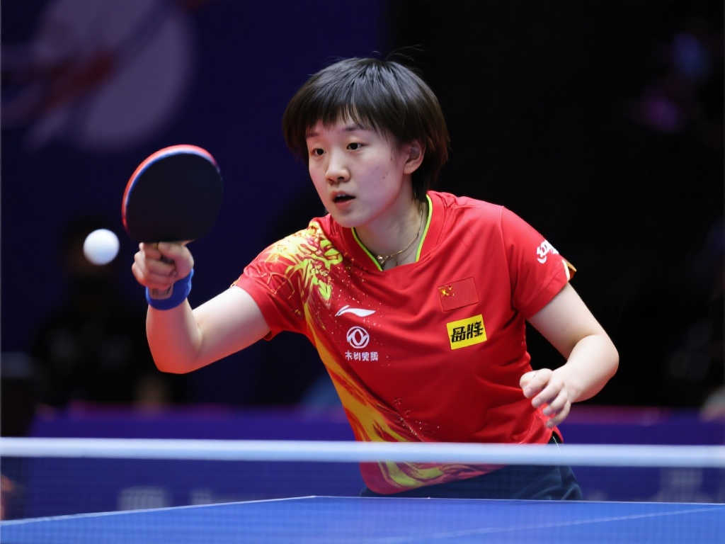 蒯曼3-1力克梅谢芙，小组赛两战全胜领跑晋级乒乓球世界杯16强